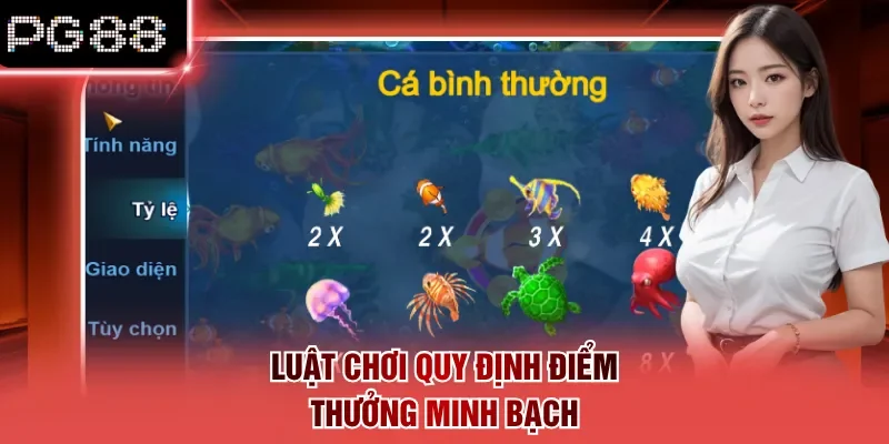 Luật chơi quy định điểm thưởng minh bạch