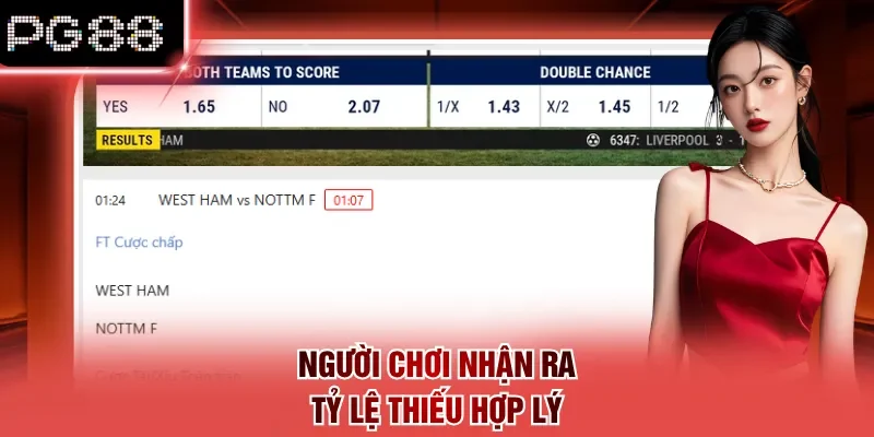 Người chơi nhận ra tỷ lệ thiếu hợp lý
