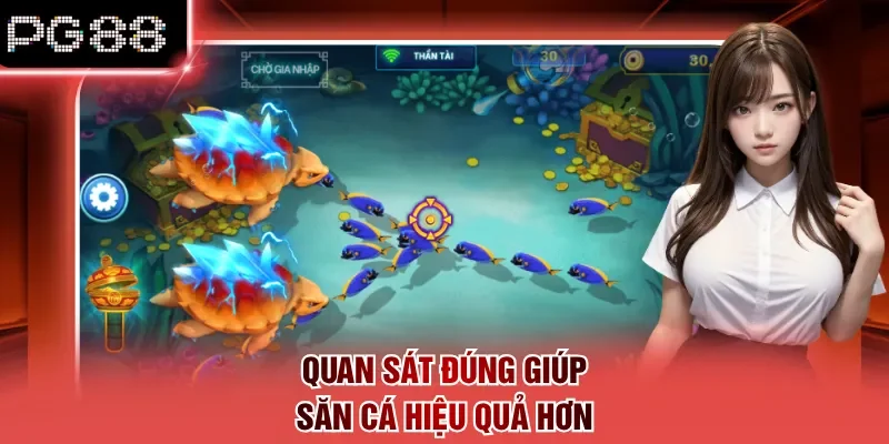 Quan sát đúng giúp săn cá hiệu quả hơn